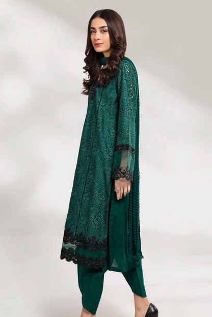 DFW-529 Maria B Heavy Embroidery 3Pc Lawn Suit