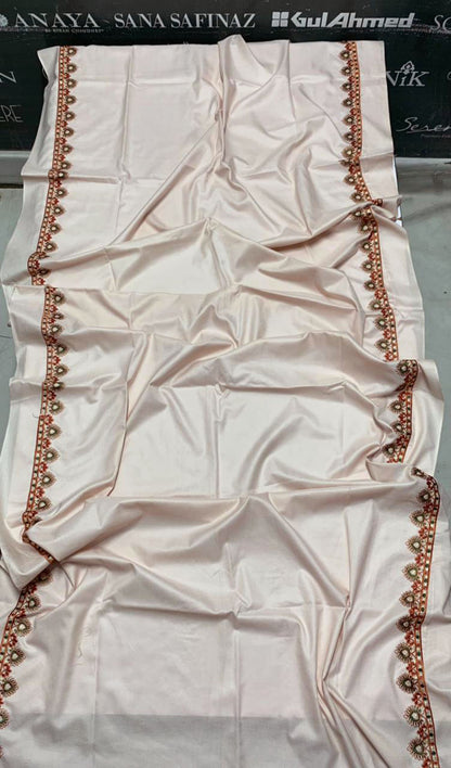 DFW-1171 Mahnur Embroidery 3PC Dhanak Suit