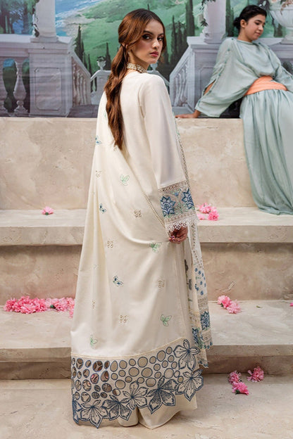 DFW-1002 Qalamkar Heavy Embroidery 3PC Dhanak Suit