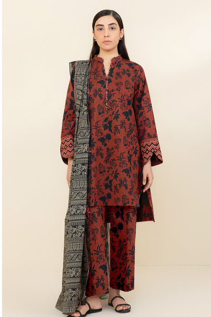 DFW-498 Baroque Printed 3Pc Lawn Suit