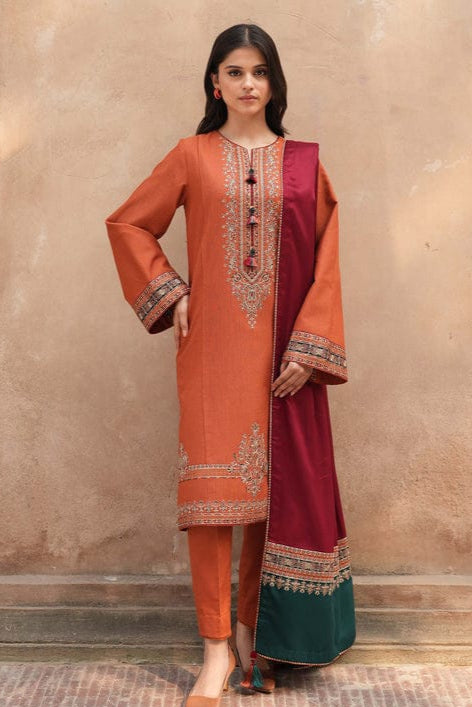 DFW-925 Jazmin Heavy Embroidery 3PC Dhanak Suit