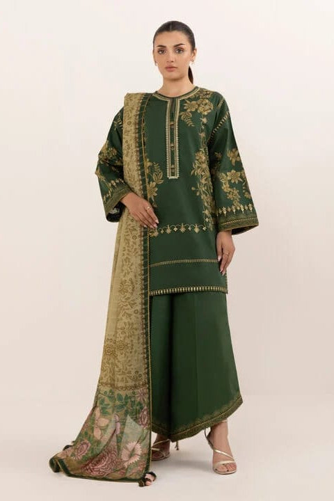DFW-986 Sapphire Heavy Embroidery 3PC Dhanak Suit
