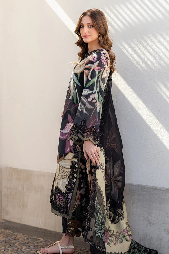 DFW-1198 Baroque Embroidery 3PC Karandi Suit