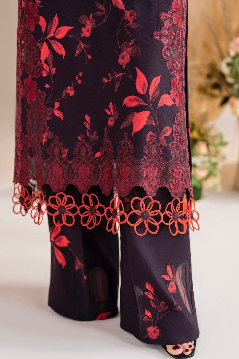 DFW-1213 Iznik Embroidery 3PC Karandi Suit