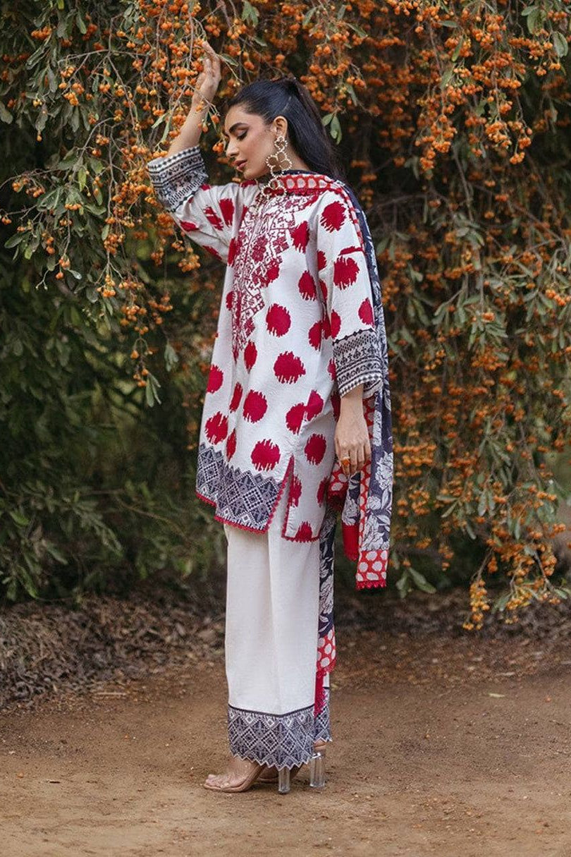DFW-613 Zainab Chottani Embroidery 3Pc Lawn Suit