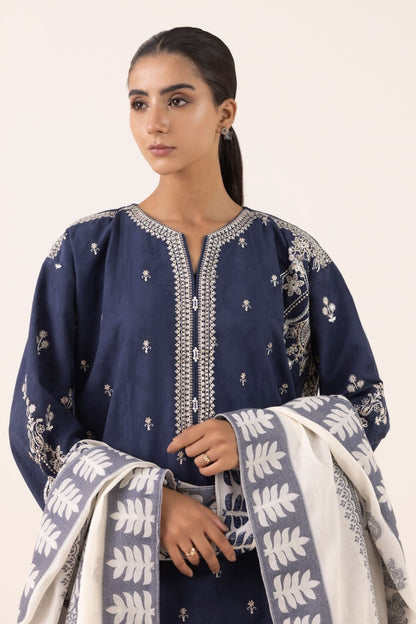 DFW-1131 Sapphire Embroidery 3PC Dhanak Suit