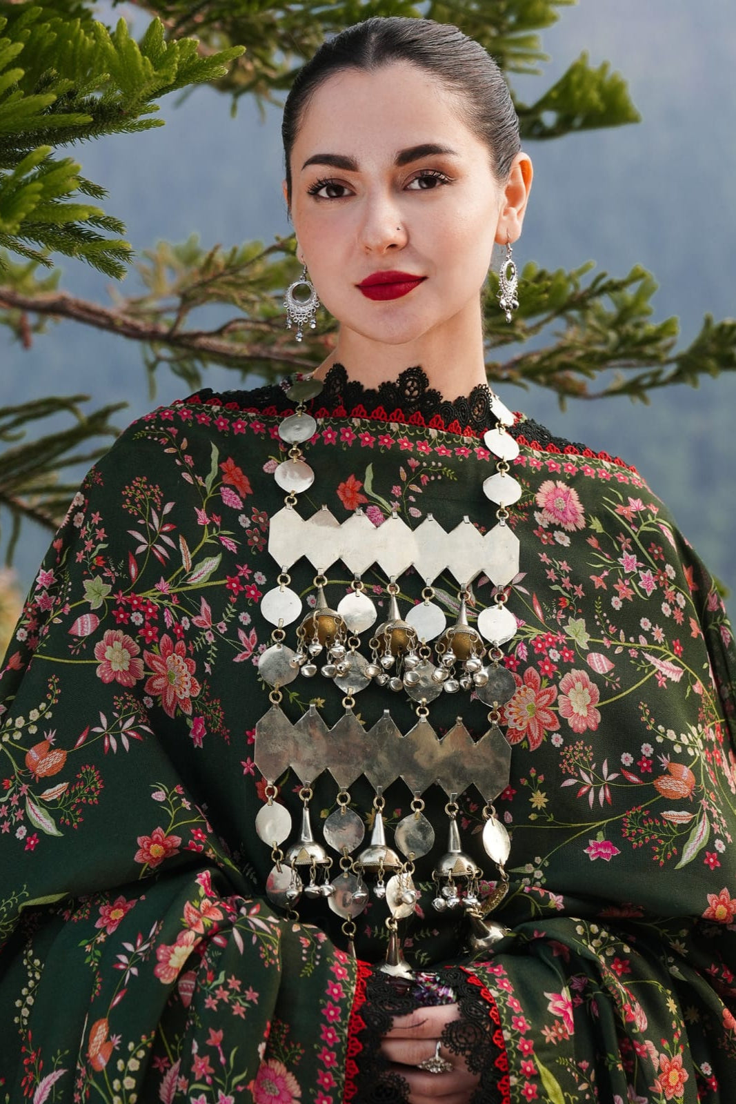 DFW-907 Hussain Rehar Heavy Embroidery 3PC Dhanak Suit
