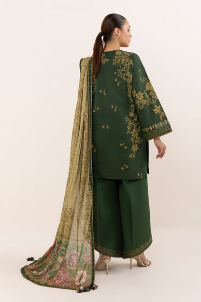 DFW-986 Sapphire Heavy Embroidery 3PC Dhanak Suit