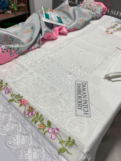 DFW-1141 Jazmin Embroidery 3PC Dhanak Suit