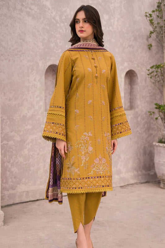 DFW-1234 Jazmin Embroidery 3PC Dhanak Suit