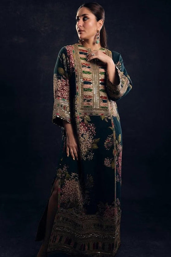 DFW-972 Aneelas (Kareena kapoor Special) Heavy Embroidery 3PC Dhanak Suit