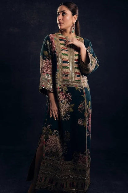 DFW-972 Aneelas (Kareena kapoor Special) Heavy Embroidery 3PC Dhanak Suit