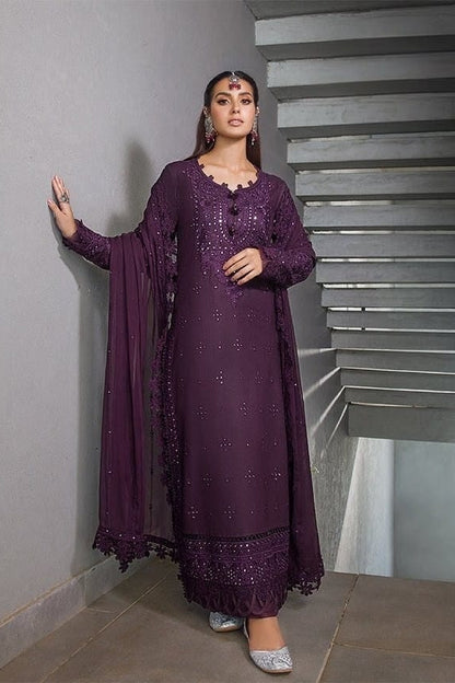 DFW-1235 Asim Jofa Embroidery 3PC Dhanak Suit