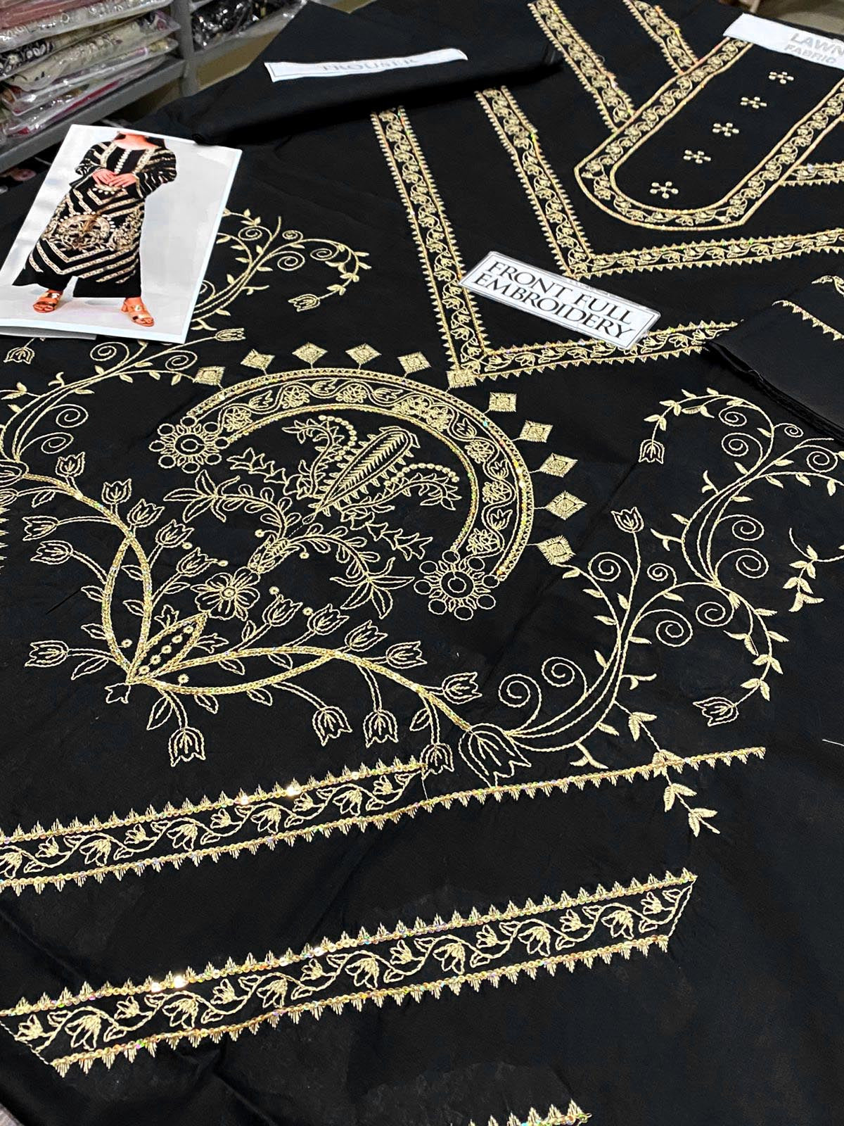 DFW-1346 Laam Embroidery 2PC Lawn Suit