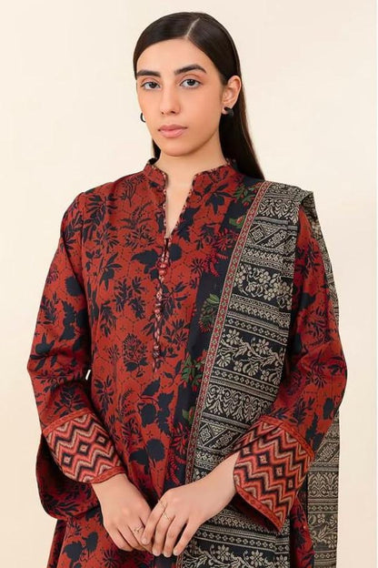 DFW-498 Baroque Printed 3Pc Lawn Suit