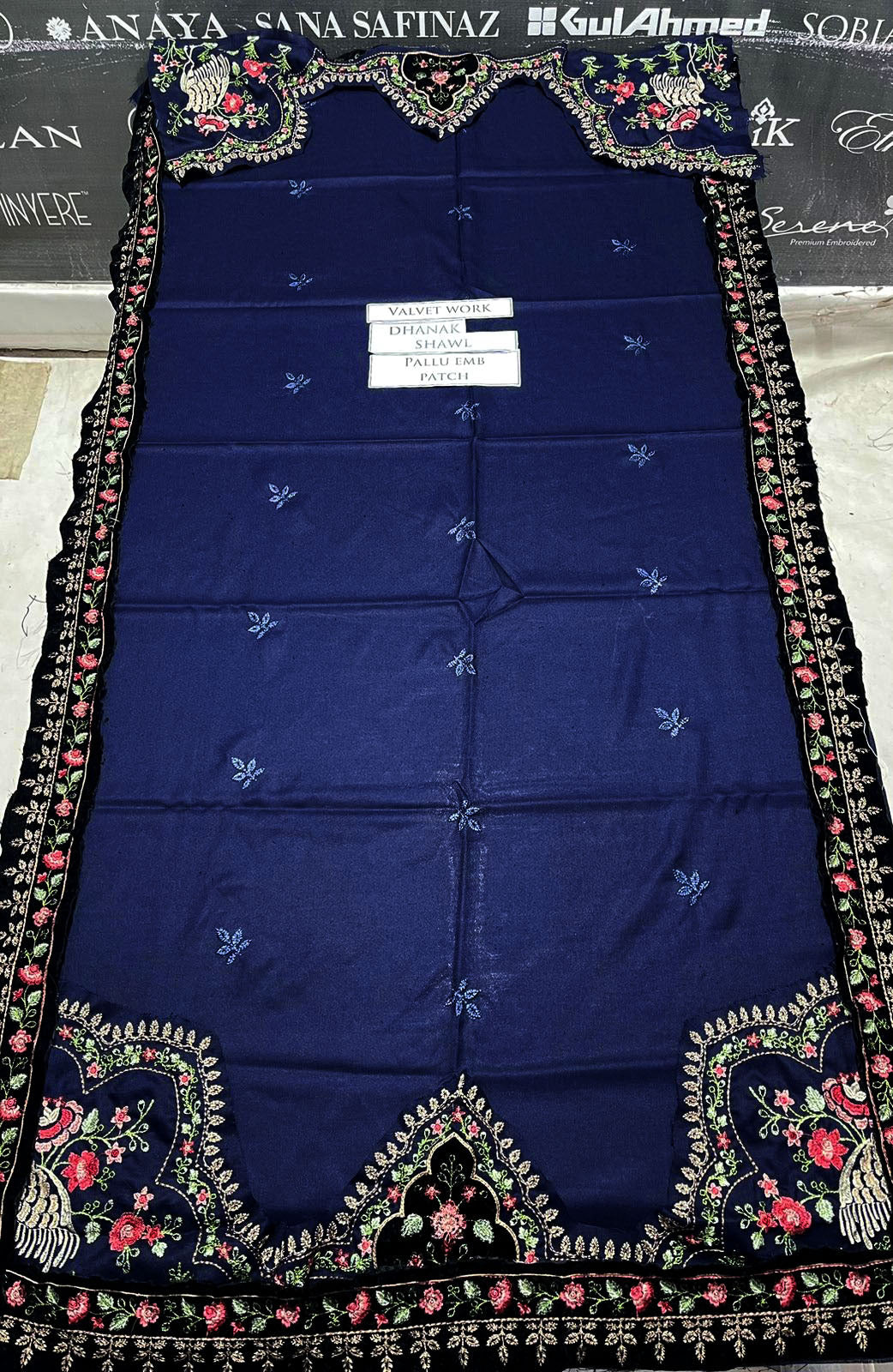 DFW-1168 Maria B Heavy Embroidery 3PC Dhanak Suit