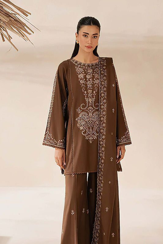 DFW-1063 Beechtree Embroidery 3PC Dhanak Suit