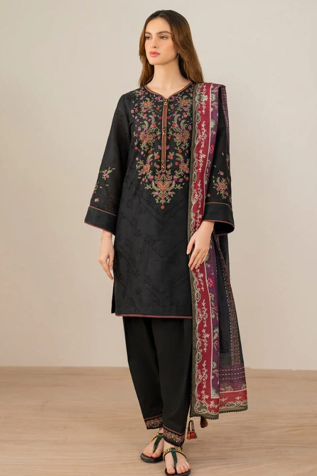 DFW-1172 Jazmin Embroidery 3PC Dhanak Suit