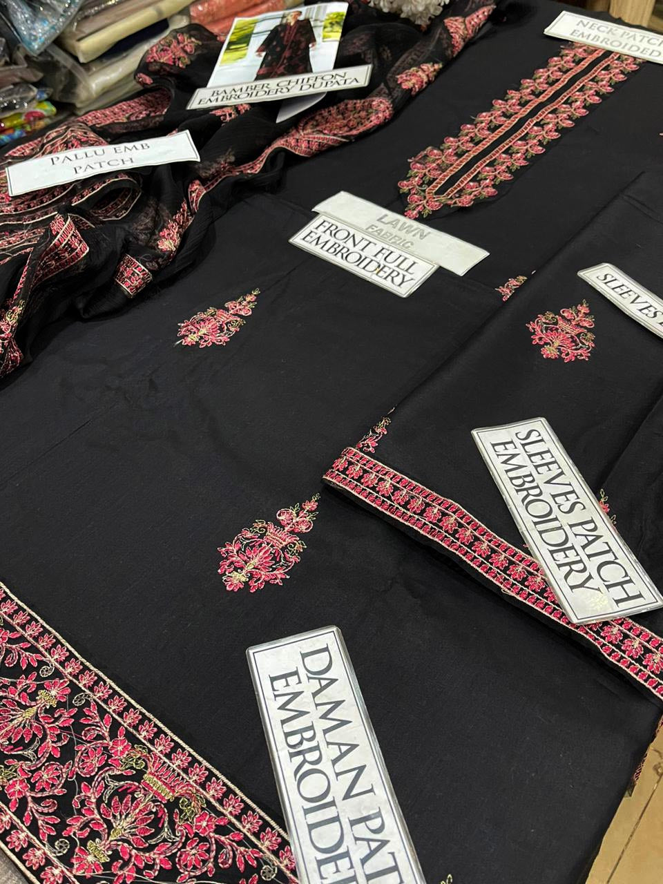 DFW-1319 Bareeze Embroidery 3PC Lawn Suit