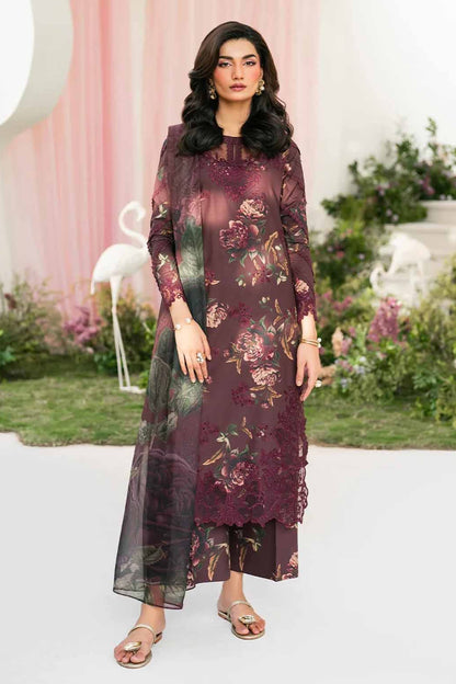 DFW-1143 Iznik Embroidery 3PC Dhanak Suit