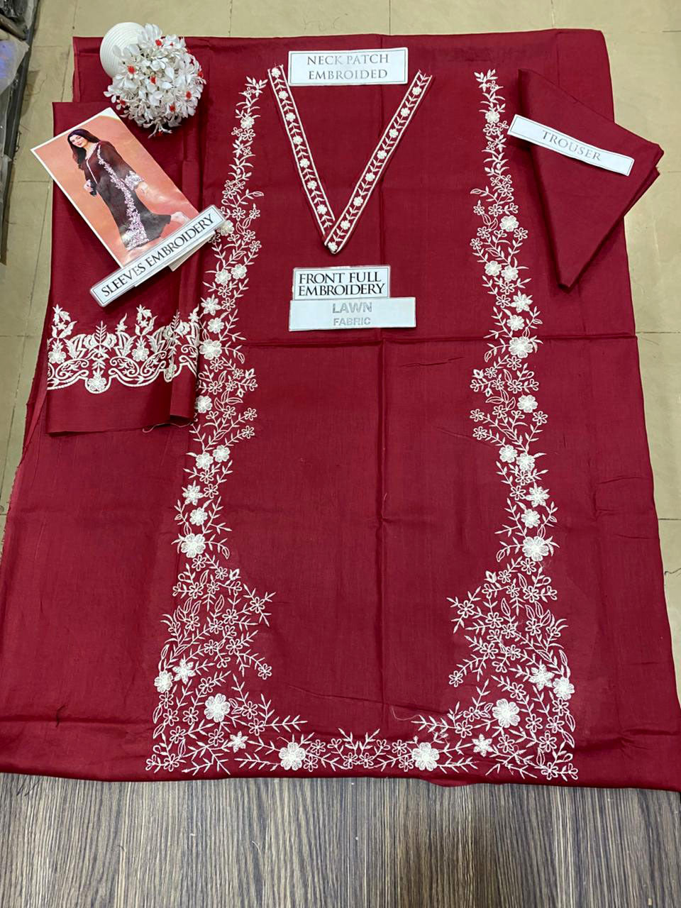 DFW-1293 Nakoosh Embroidery 2PC Lawn Suit