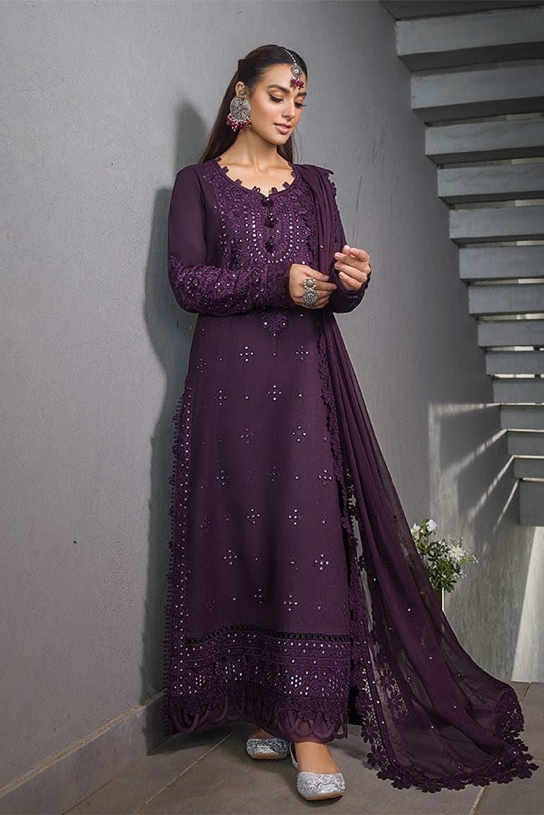 DFW-1235 Asim Jofa Embroidery 3PC Dhanak Suit