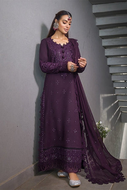 DFW-1235 Asim Jofa Embroidery 3PC Dhanak Suit