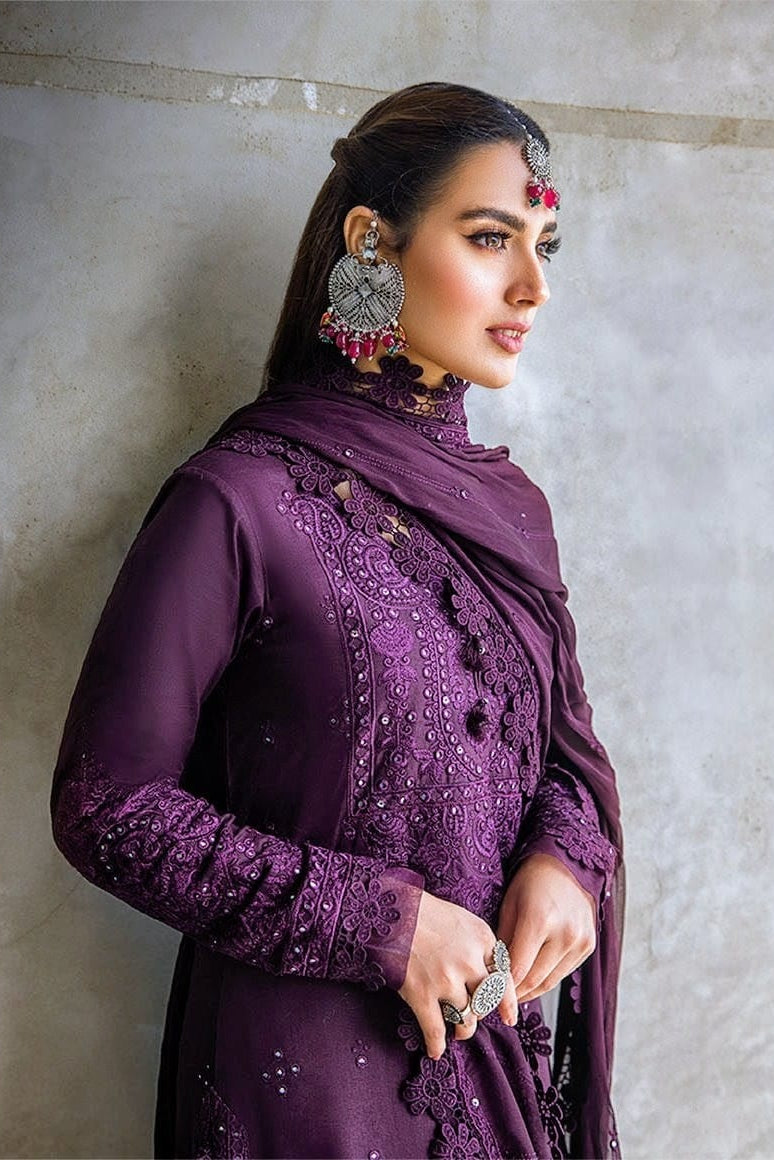 DFW-1235 Asim Jofa Embroidery 3PC Dhanak Suit