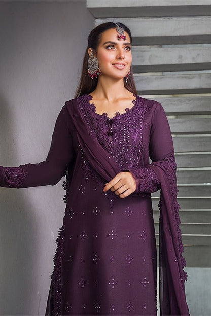 DFW-1235 Asim Jofa Embroidery 3PC Dhanak Suit
