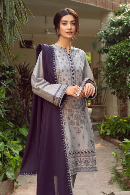 DFW-1061 Jazmin Embroidery 3PC Dhanak Suit