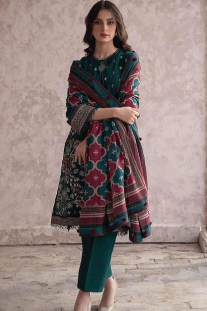 DFW-411 Jazmin Heavy Embroidery 3Pc Lawn Suit