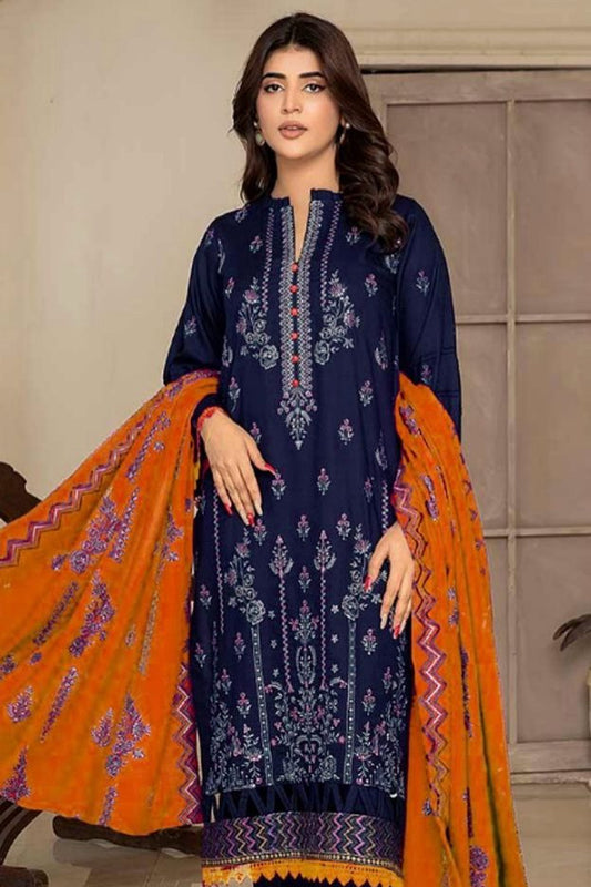 DFW-477 Charizma Heavy Embroidery 3Pc Lawn Suit