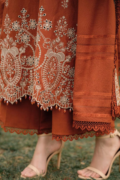 DFW-1147 Libaas Heavy Embroidery 3PC Dhanak Suit