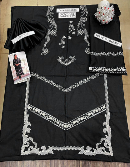 DFW-1240 Sobia Nazir Embroidery 2PC Dhanak Suit