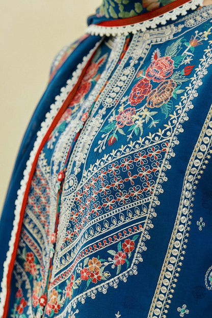 DFW-588 Zara Shah Jahan Heavy Embroidery 3Pc Lawn Suit