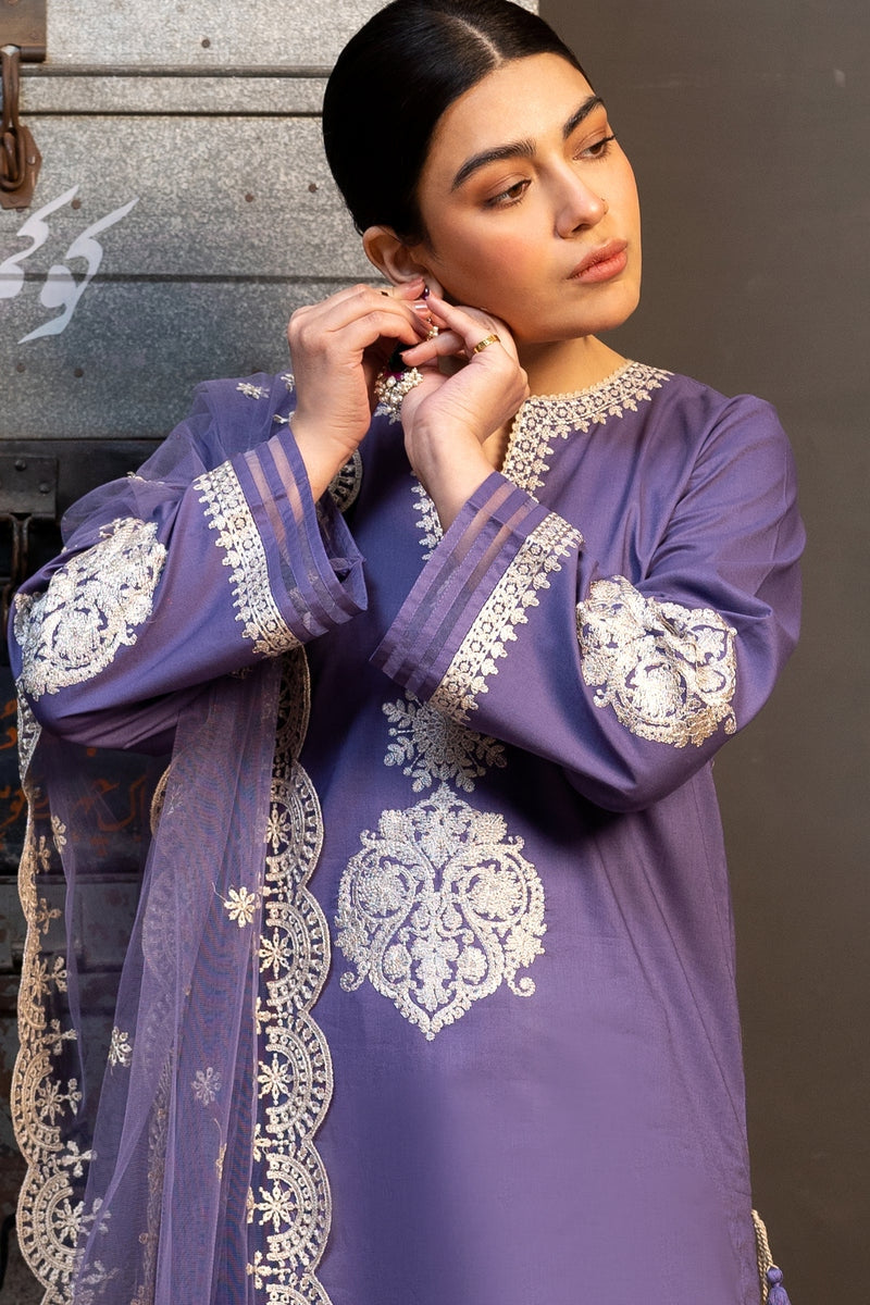 DFW-630 Kokum Heavy Embroidery 3Pc Lawn Suit