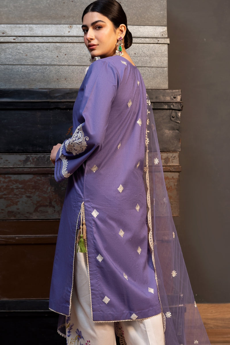 DFW-630 Kokum Heavy Embroidery 3Pc Lawn Suit