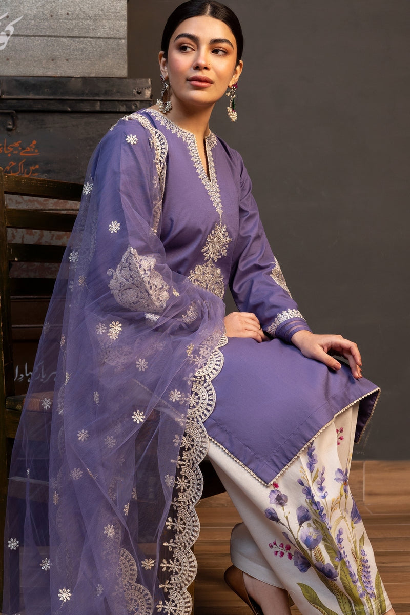 DFW-630 Kokum Heavy Embroidery 3Pc Lawn Suit