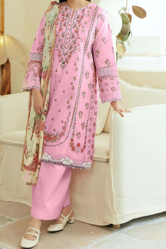 DFW-75 Zara Shah Jahan  Unstitched Embroided Lawn Dress