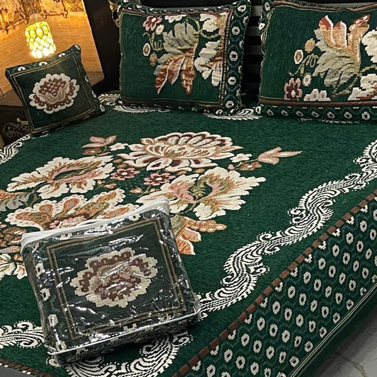 DFB-32C3 4PC Velvet Jacquard Bedsheet