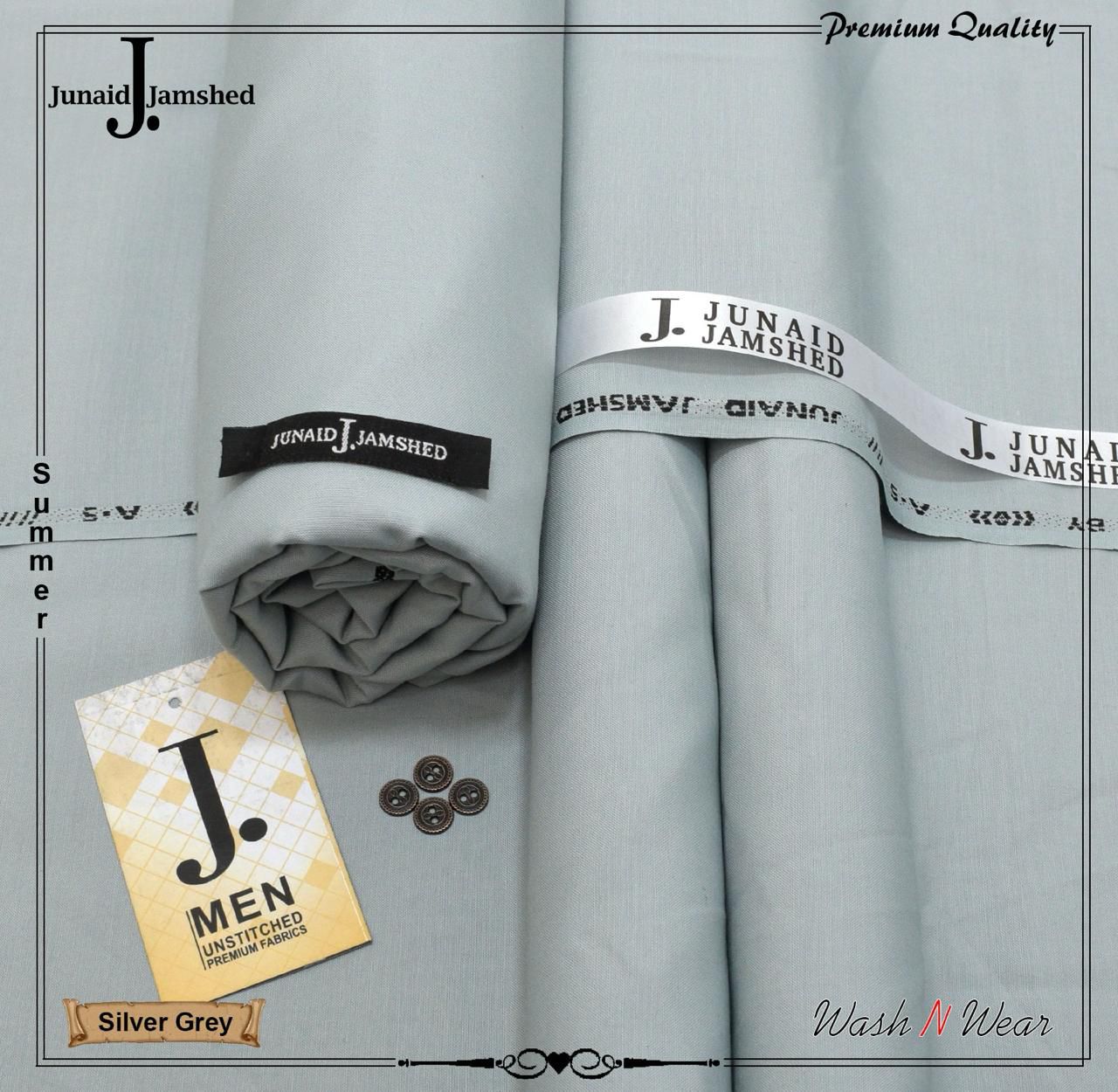 DFM-18 JJ Gents Unstitched Premium Wash N Wear Suit