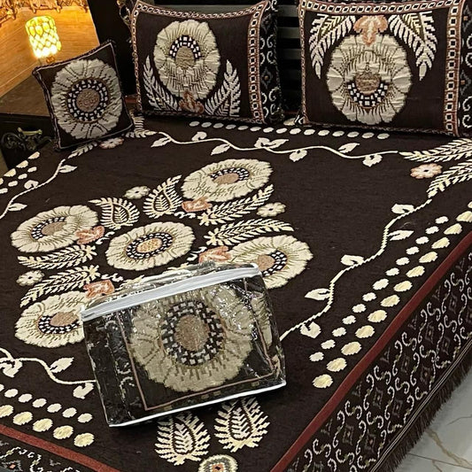 DFB-32S 4PC Velvet Jacquard Bedsheet