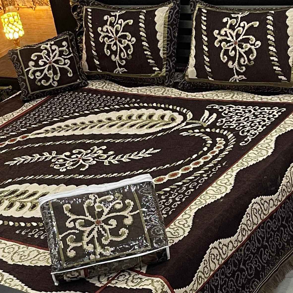 DFB-32T 4PC Velvet Jacquard Bedsheet