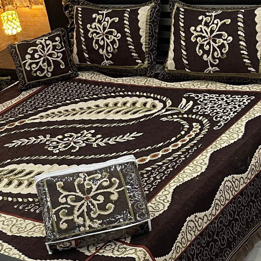 DFB-32T 4PC Velvet Jacquard Bedsheet