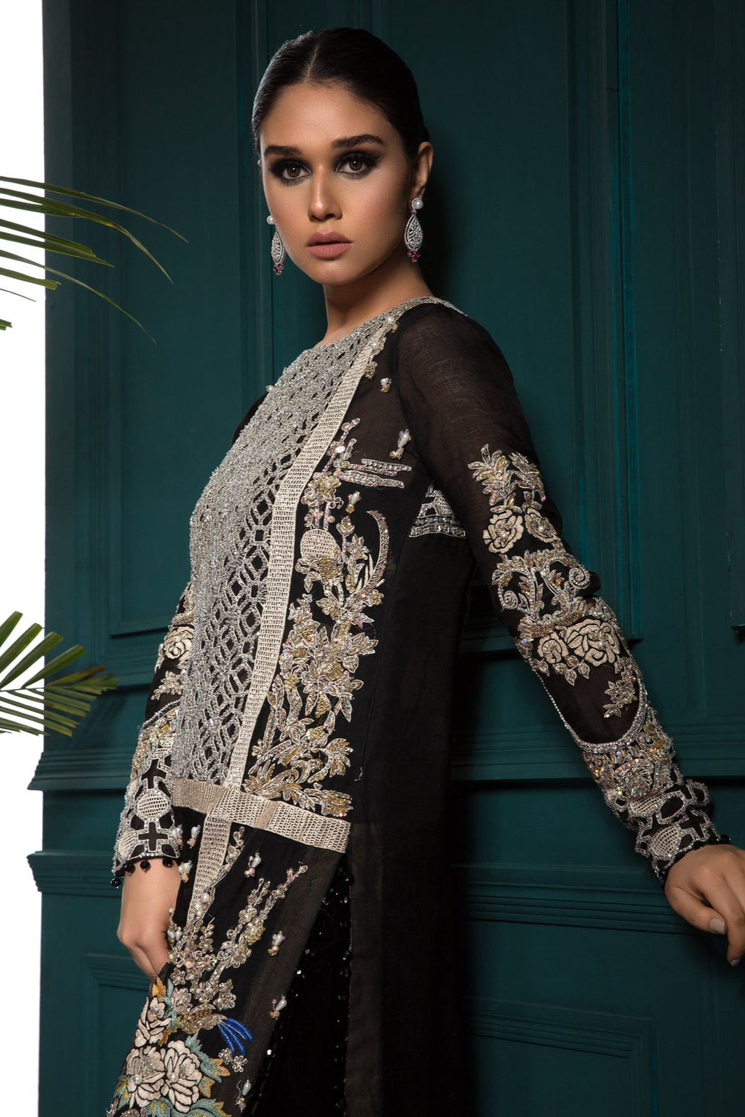 DFW-120 Saira Shakira Unstitched Embroided Lawn Dress