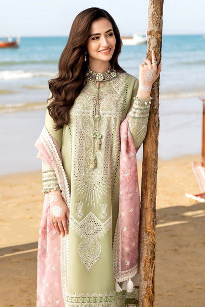 DFW-57 Jazmin Unstitched Embroided Lawn Dress