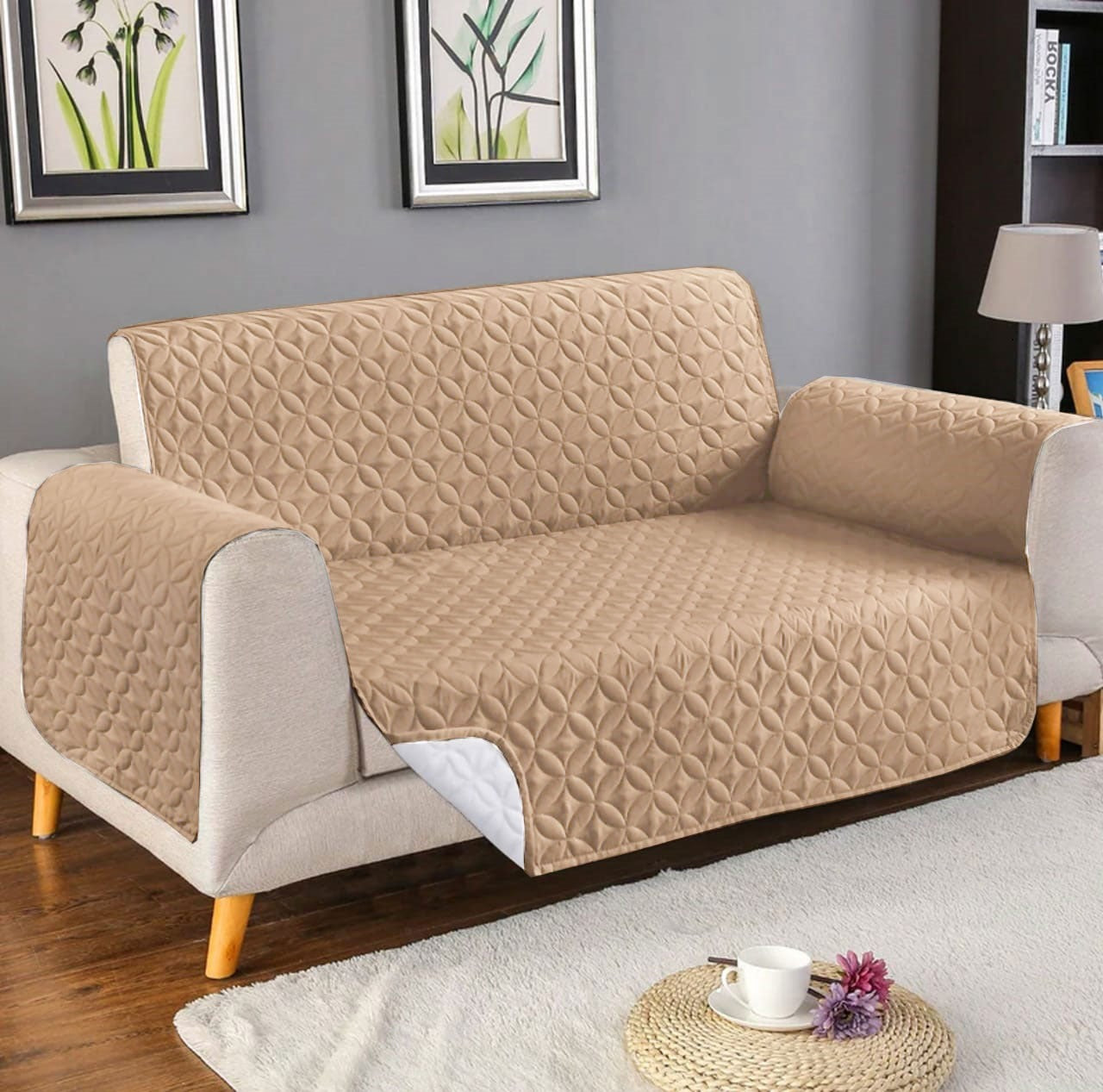 Ultrasonic Microfiber Sofa Cover DFS-286H