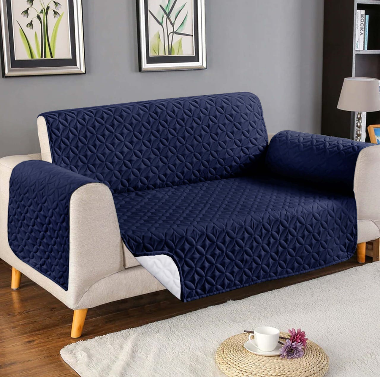 Ultrasonic Microfiber Sofa Cover DFS-286E