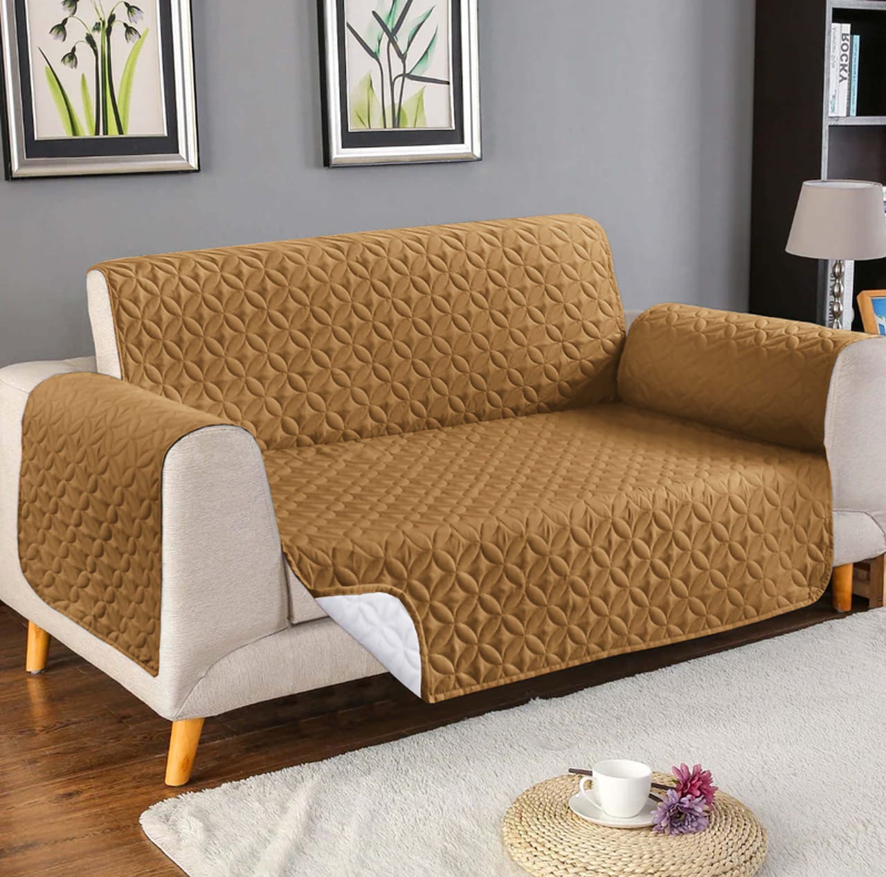 Ultrasonic Microfiber Sofa Cover DFS-286F