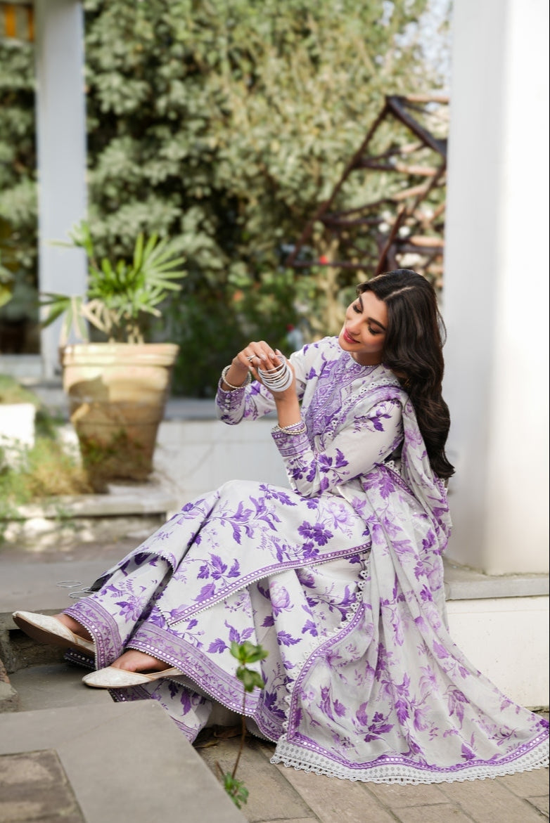 DFW-1000 Aneelas Heavy Embroidery 3PC Khaddar Suit